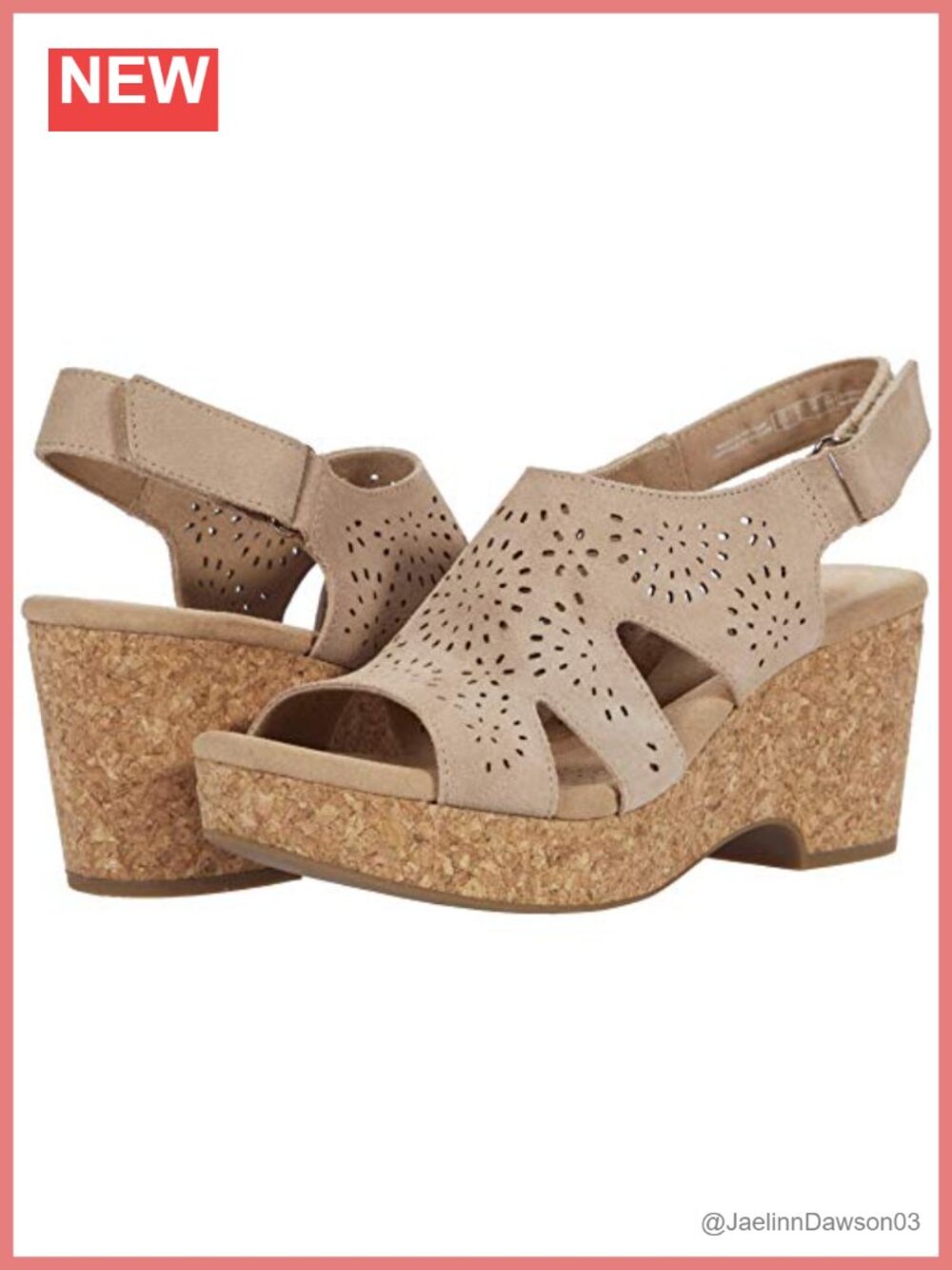 Clarks Giselle Bay Women's Platform Wedge Sandals Ankle Strap Lightweight